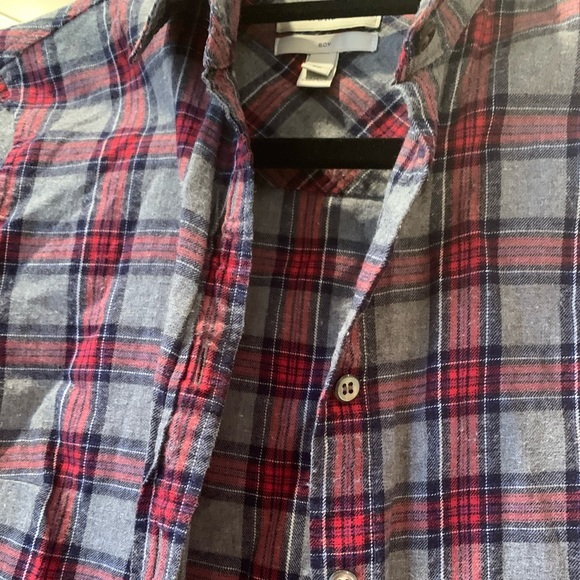 J. Crew women’s boy fit flannel - Picture 4 of 7